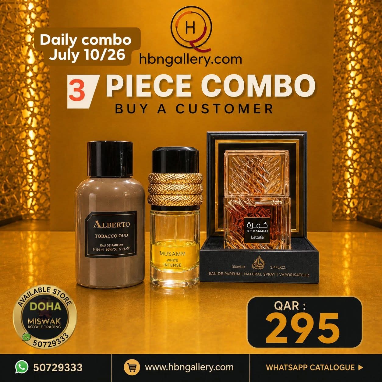 3 perfume combo JULY 10