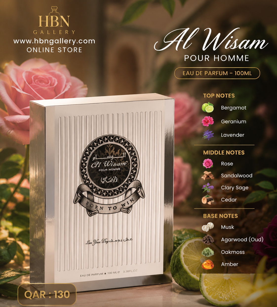 Rasasi Al Wisam Day Eau De Parfum For Men 100ml