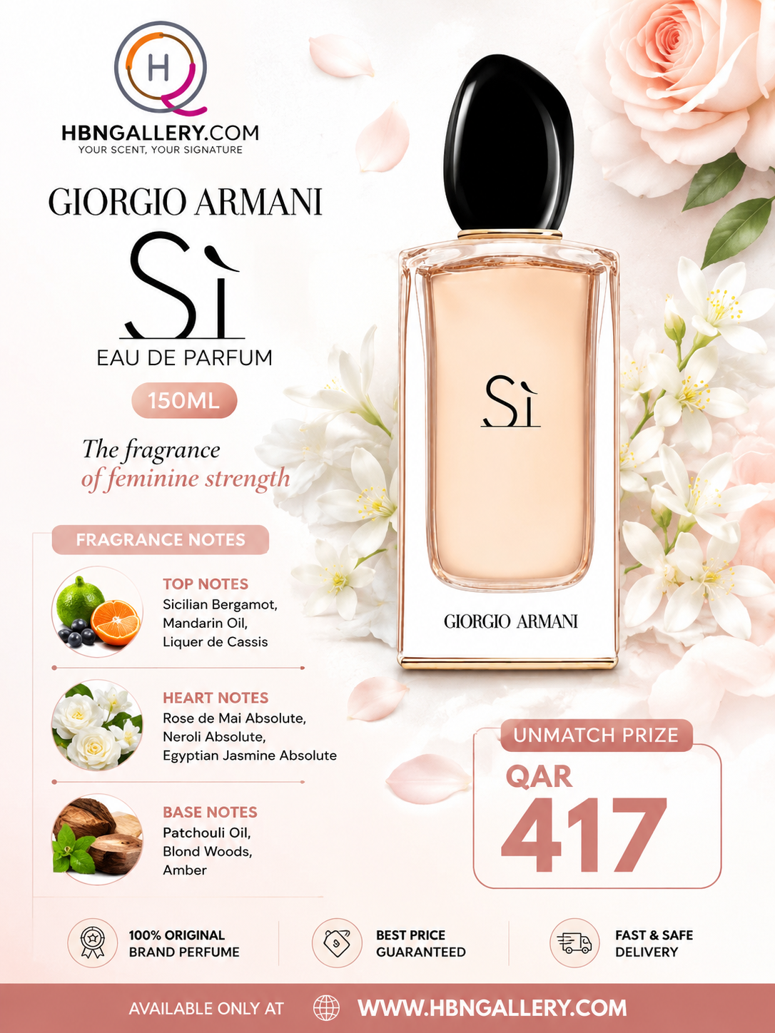 Giorgio Armani Si EDP – 150ML