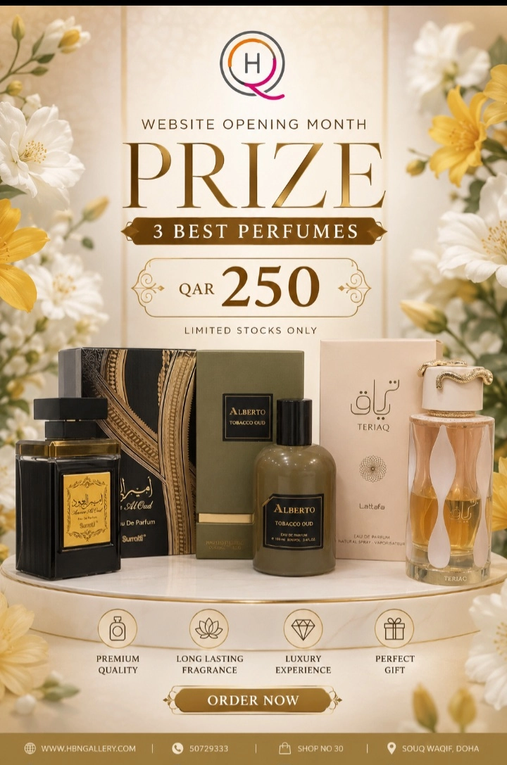 Perfumes 3 pcs _ Opening month prize