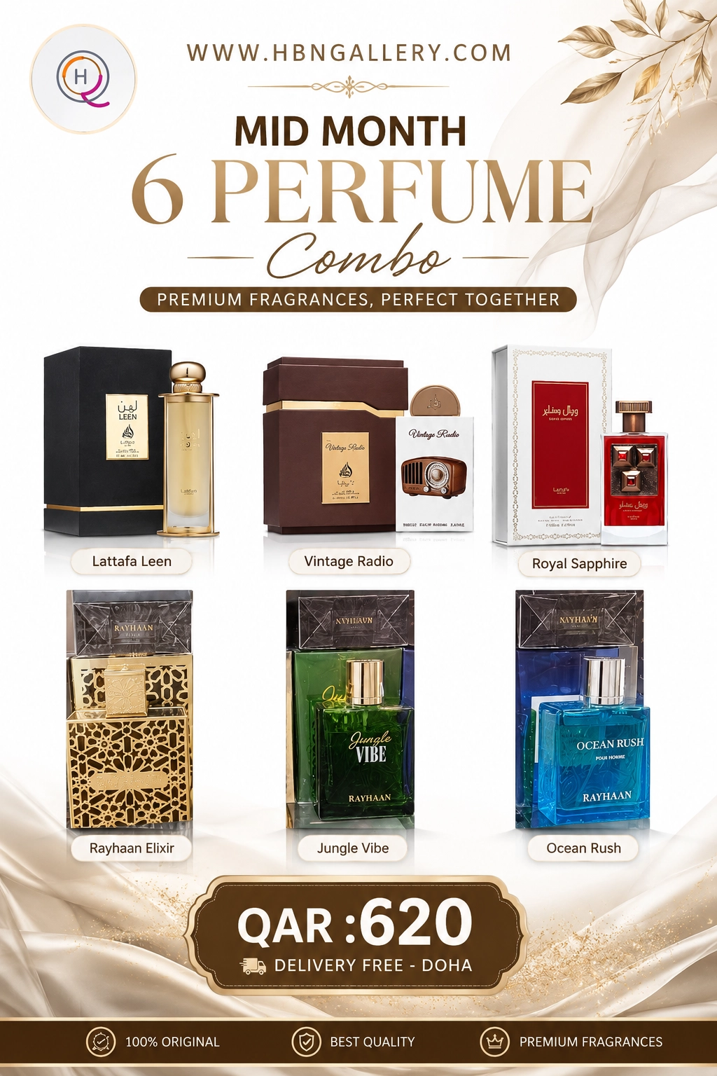Mid month 6 perfumes combo Aug 26