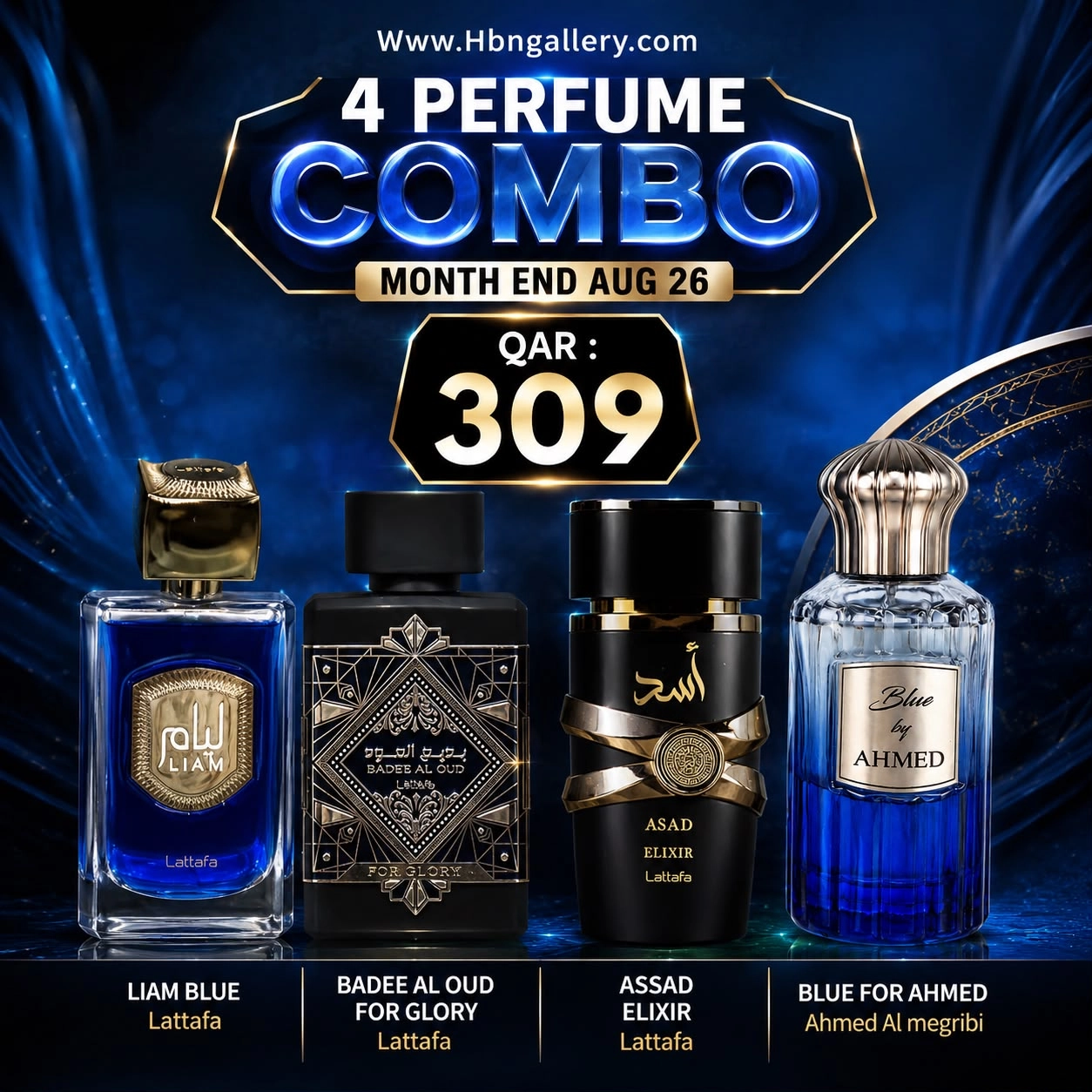 4 perfume combo month end aug 26