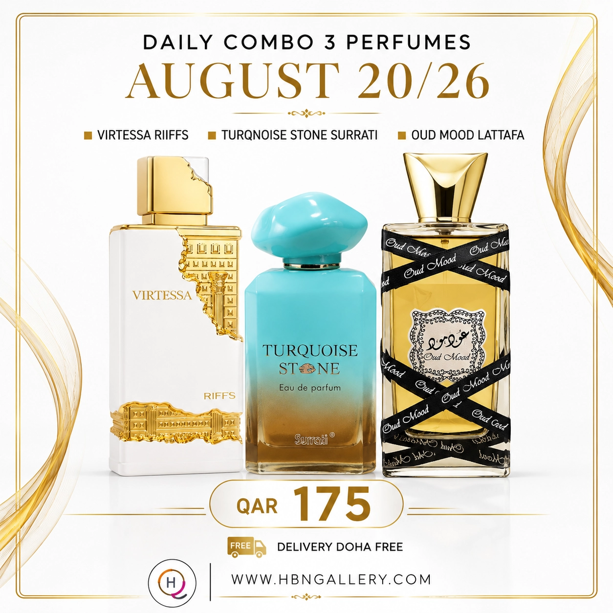 Daily combo 3 Perfumes Aug 20/26