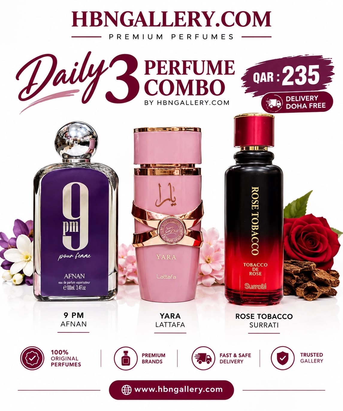 3 perfumes daily combo sep 003/26