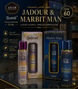 Surrati 55 ML jadour & Marbit man 2 perfumes