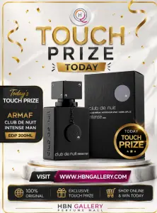 Armaf Club De Nuit Intense Eau De Perfume for Men - touch prize