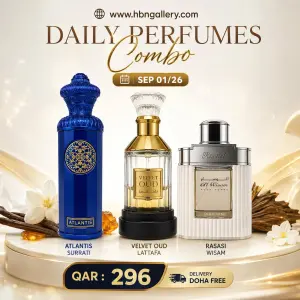 Daily 3 perfume combo sep 01/26