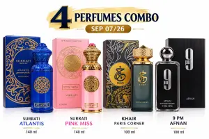 4 perfumes combo sep 07/26